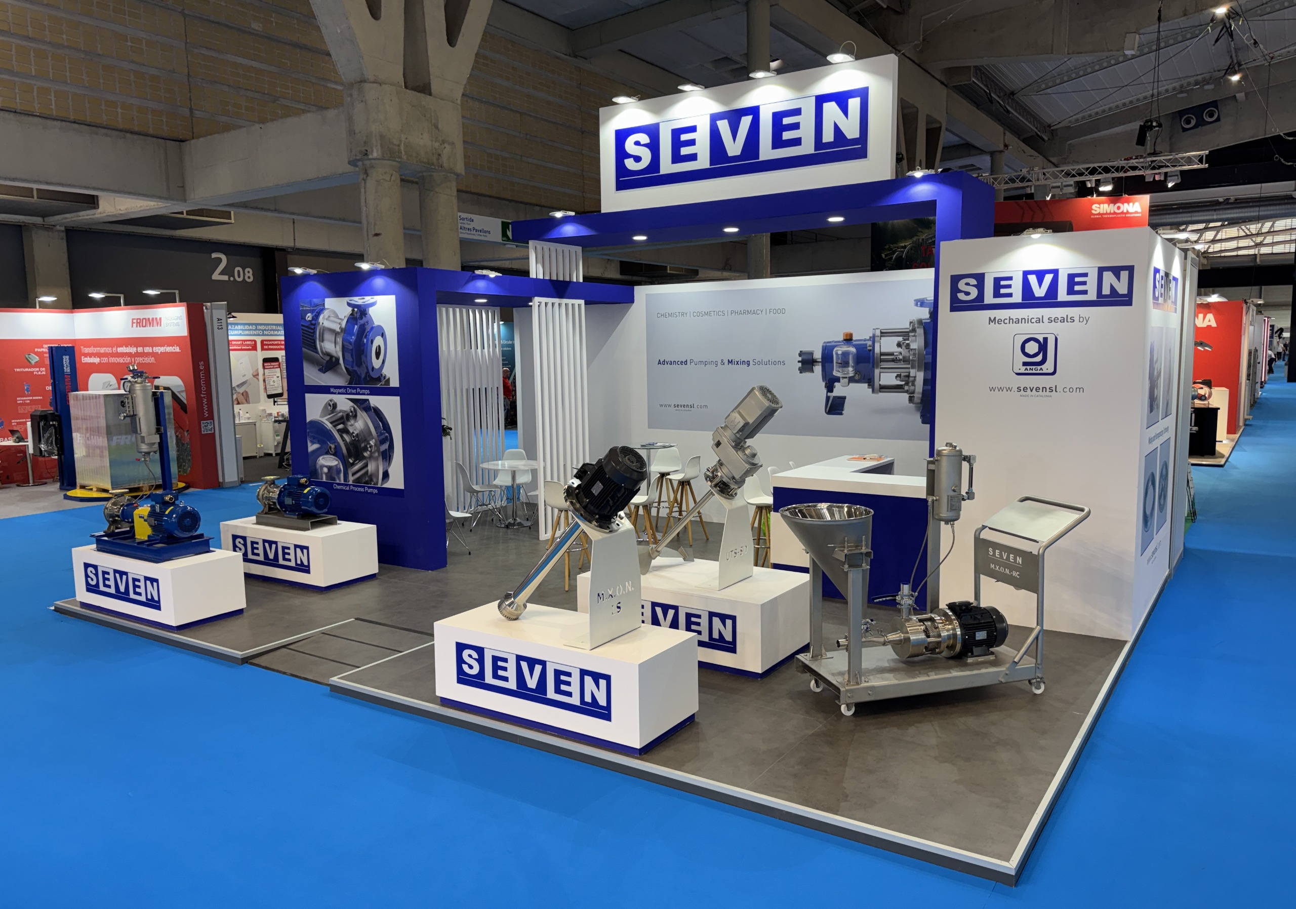 Diseño y montaje de stands para Expoquimia 2026 en Barcelona